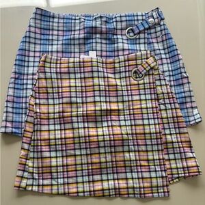 Pair of Justice girls skorts